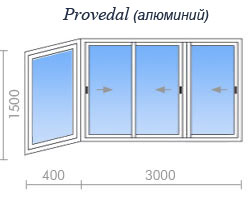 Остекление балкона WDS